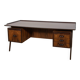 Large Mid-Century Freestanding Rosewood Desk, Denmark, 1960s