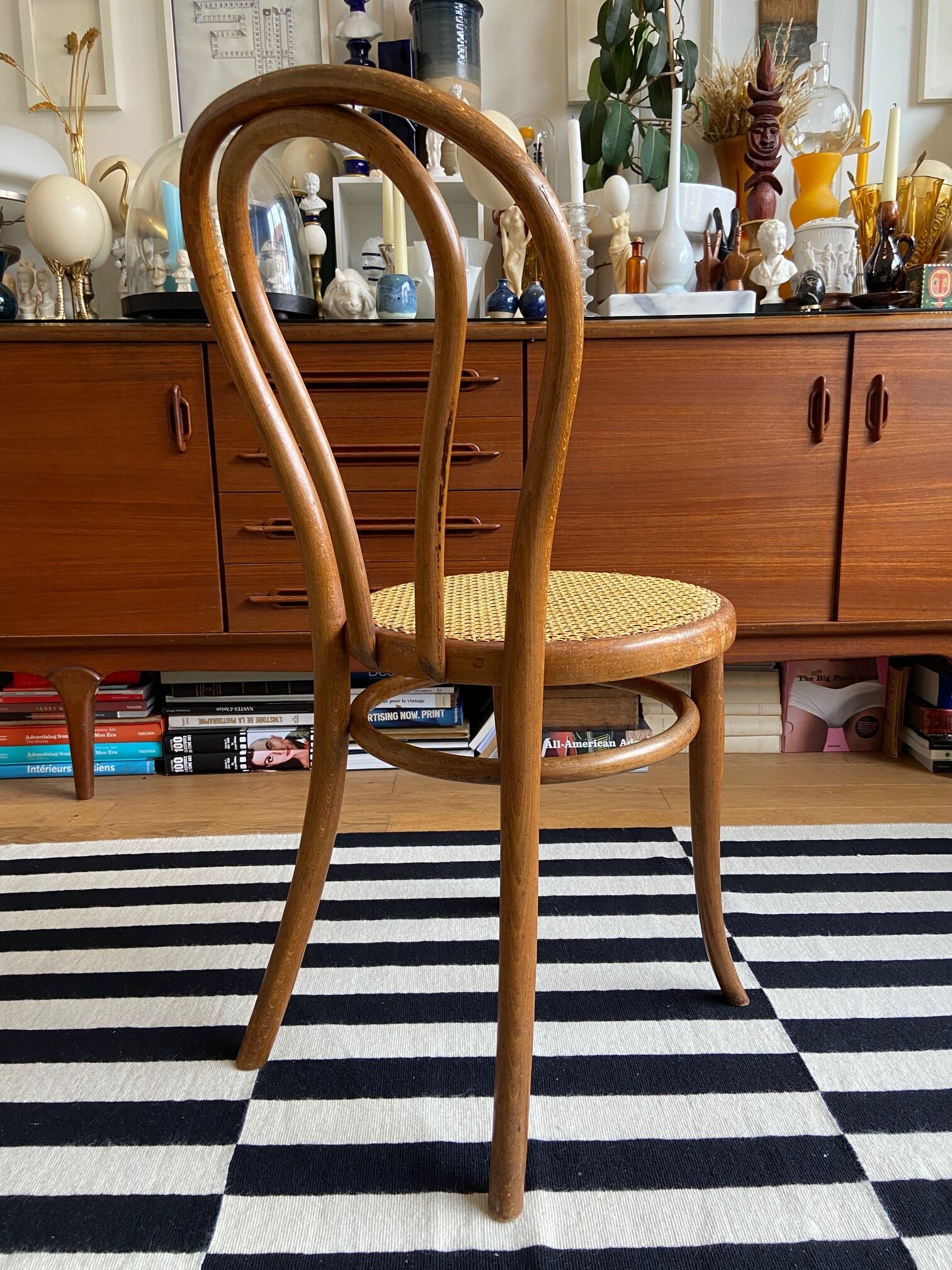 Thonet chair No.218 in beech and canning 30'