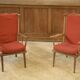 Paire de fauteuils éventail Baumann 1960’s