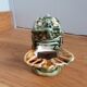 Zoomorphic ceramic shrimp or crayfish ashtray