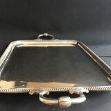 Silver metal tray