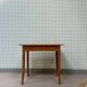 Bureau, table d’appoint en hêtre, restauré