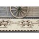 1970s Turkish Hand-Knotted Wool Cotton Beige Runner Rug 112x340