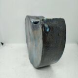 superb signature glazed flower spike vase to identify in good condition