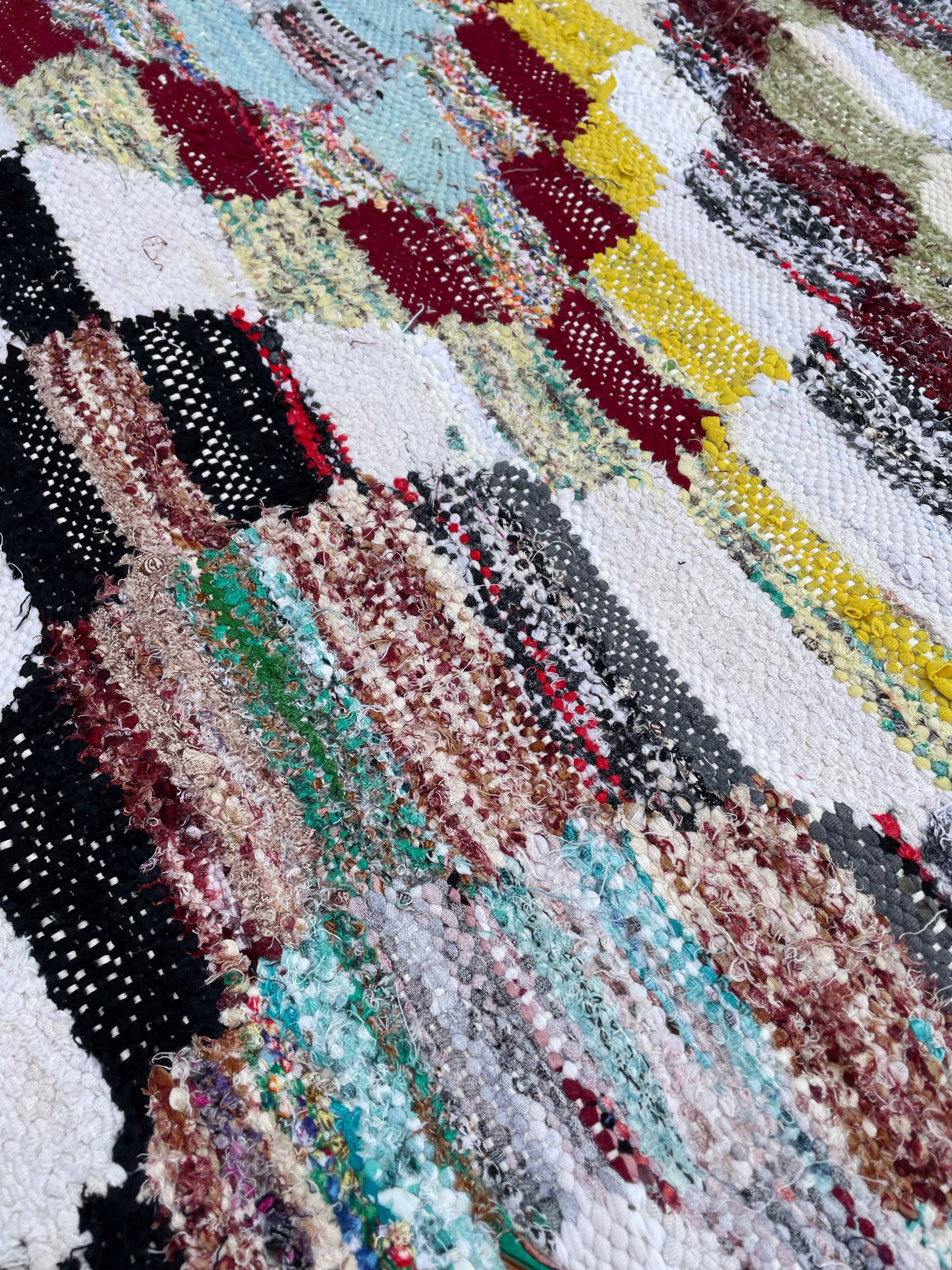 Vintage Moroccan kilim carpet