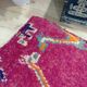 Handmade Berber pouf in wool 60 X 60 X 20 CM