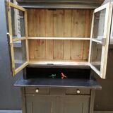 Parisian glazed buffet 2 bodies, vintage, art deco