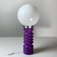Midcentury space age ceramic table lamp by Cari Zalloni for Steuler