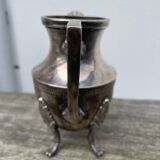 Empire silver metal milk jug