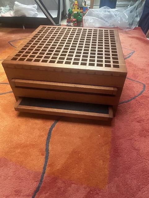 Extendable designer coffee table - Bernard Vuarnesson - 1980s