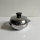Chrome-plated stainless steel sugar bowl
