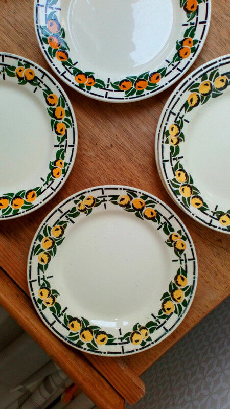 Vintage plate Nouvelles Galeries Ennegé Normandy