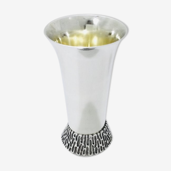 Timbale en argent et vermeil Israel