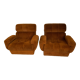 Paire de fauteuils 70s