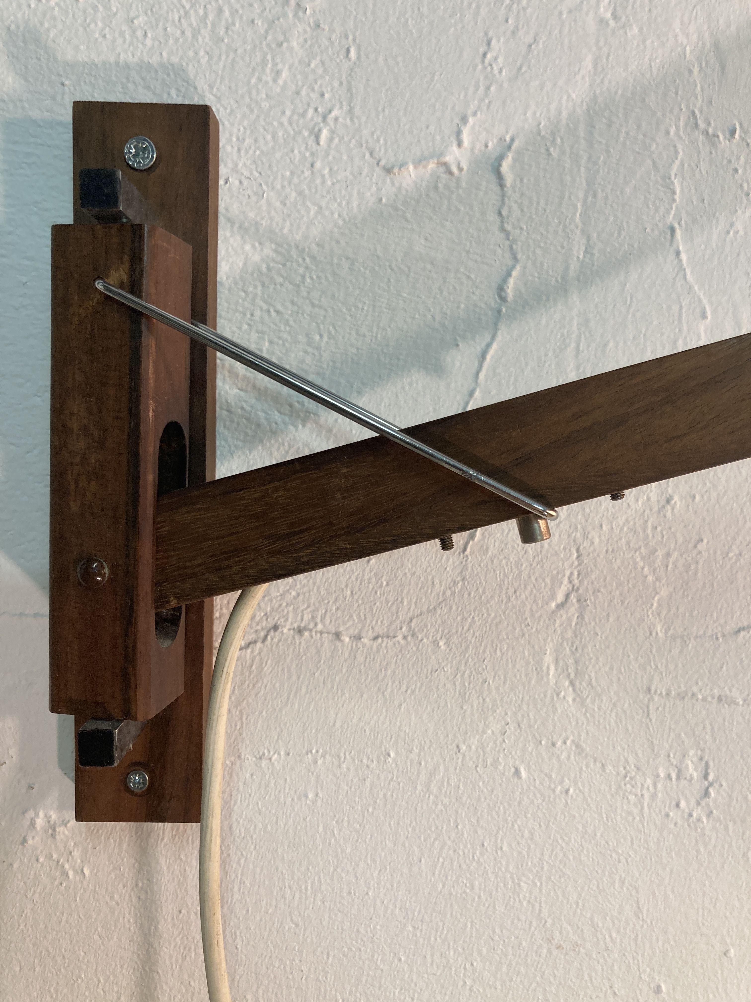 Midcentury swing wall lamp by Svend Aage Holm-Sørensen for HOLM-SØRENSEN & CO, 1950S