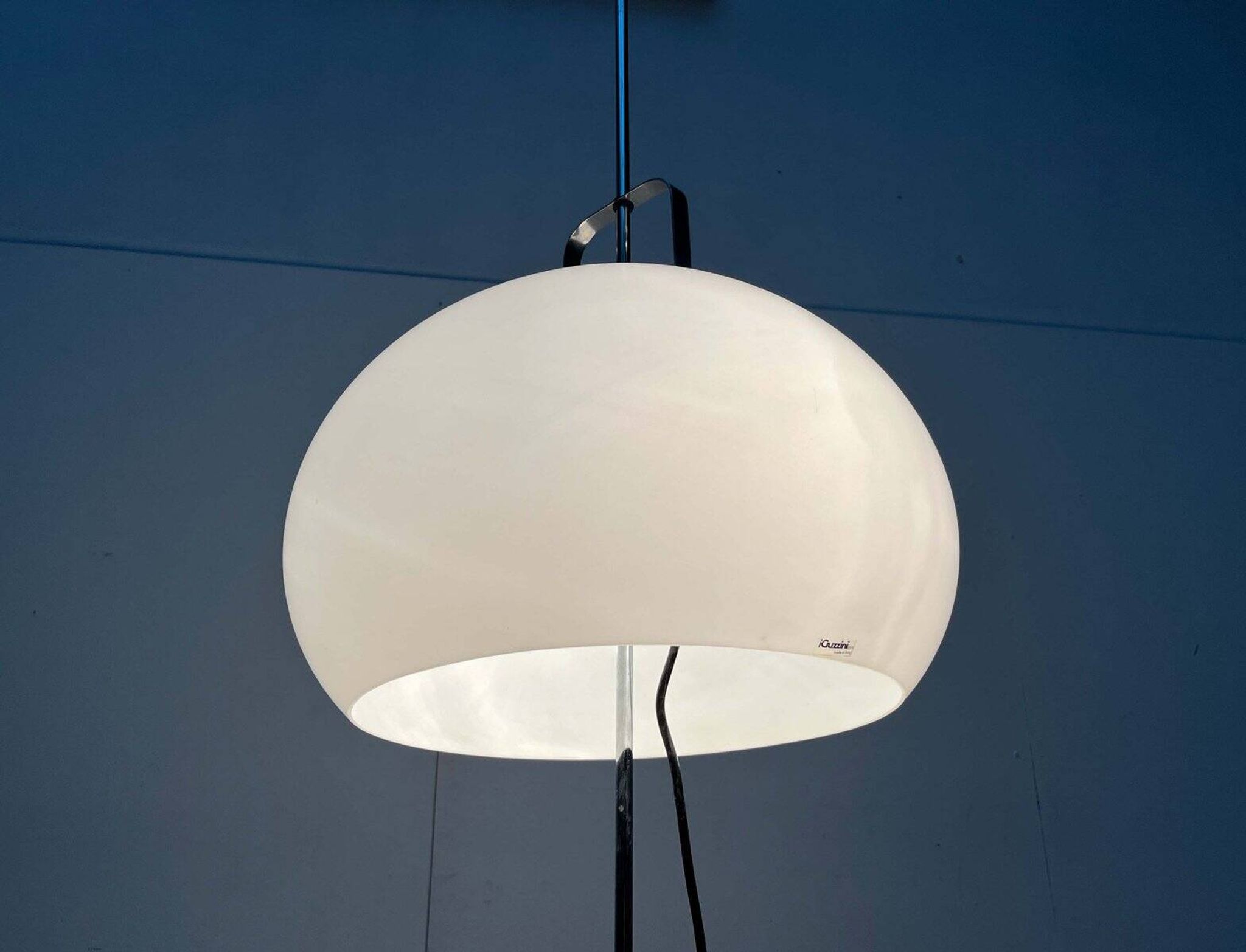 Lucerna floor lamp, Space Age model, modern Italian mid-century by Guzzini for iGuzzini, 1960s.