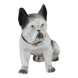 Statue chien en céramique
