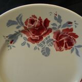 5 flat plates in earthenware from BADONVILLER. Strasbourg model.