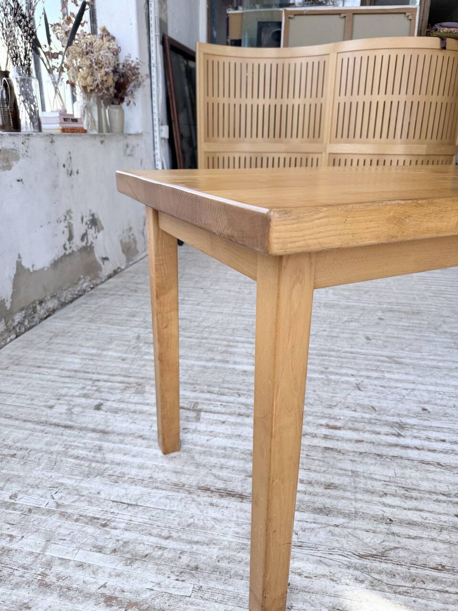 Solid elm farmhouse table 150cm