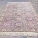 Turkish vintage handmade oriental rug Caesarea 3 x 2 m
