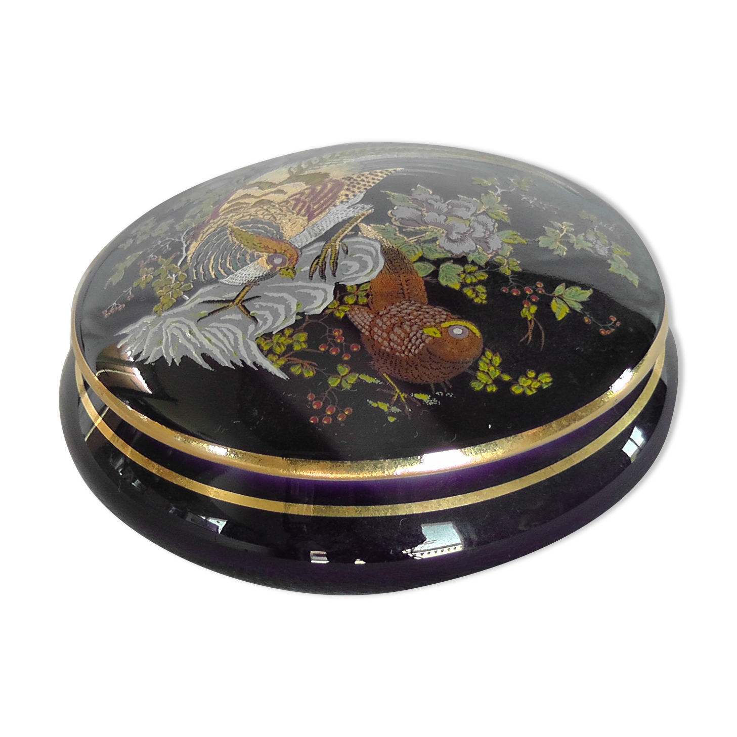 Bonbonnière Limoge porcelain René Couty