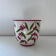 Decorative pot for cherries in earthenware