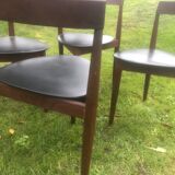 Set de chaises tripode Hans olsen vintage