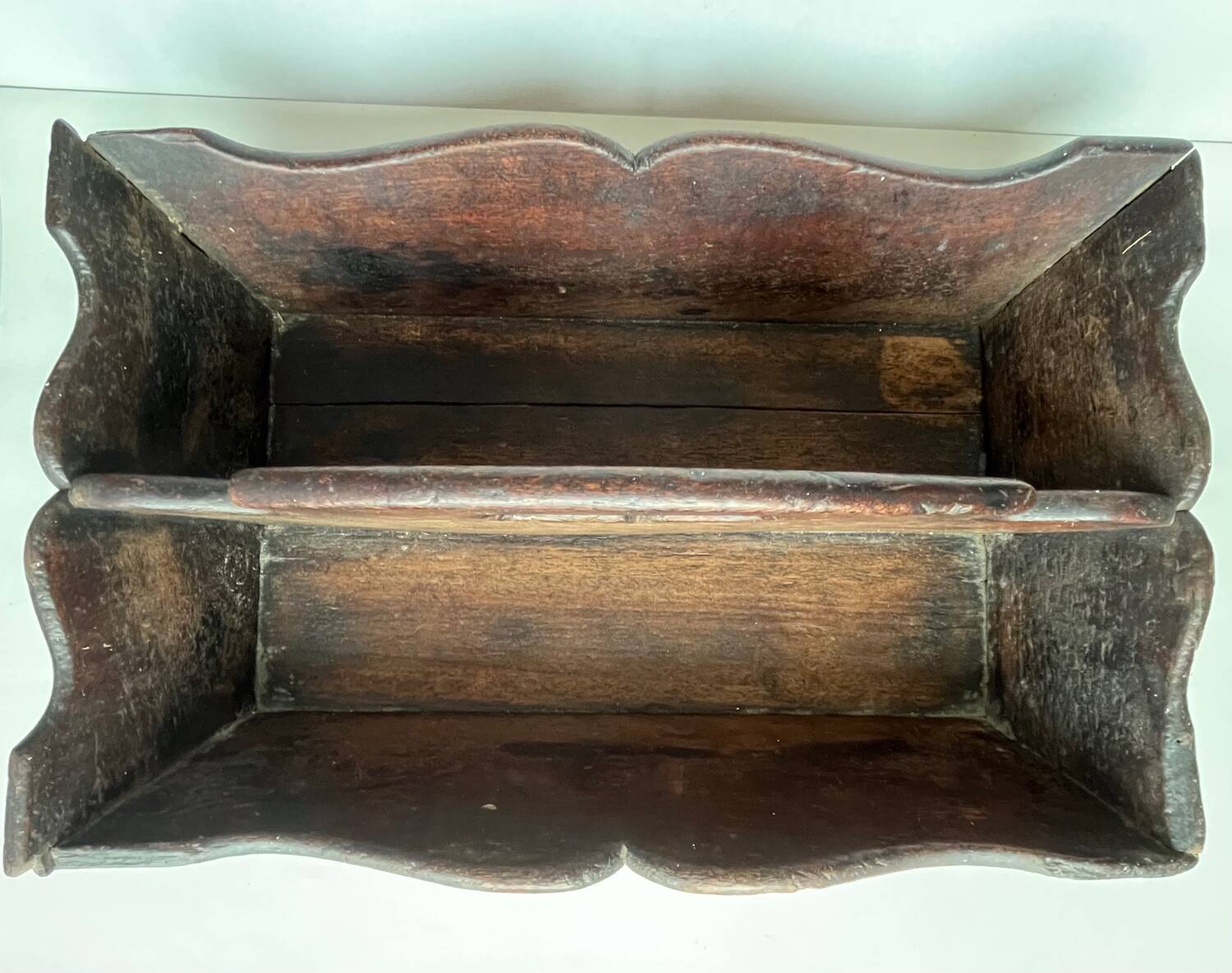 Wooden mushroom basket