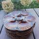 Lot d'assiettes à huîtres