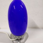 Blue "Fjorton" Dino Egg lamp by Tatsuo Konno for Ikea 1990s