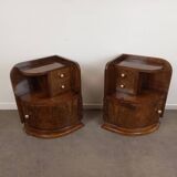 Pair of Art Deco bedside tables
