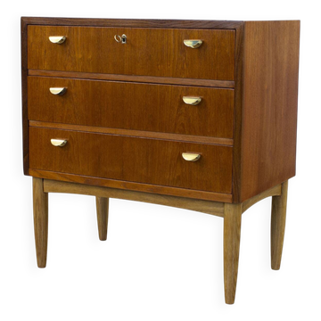 Commode danoise en teck du milieu du siècle