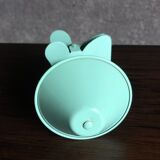 Lampe pince / liseuse champignon vert menthe vintage , 1960