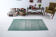 Water green rug 196x96cm