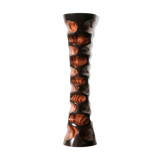 Exotic wooden candlestick