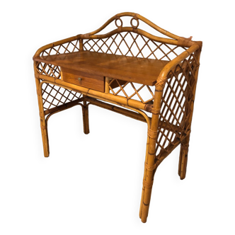 Vintage rattan dressing table