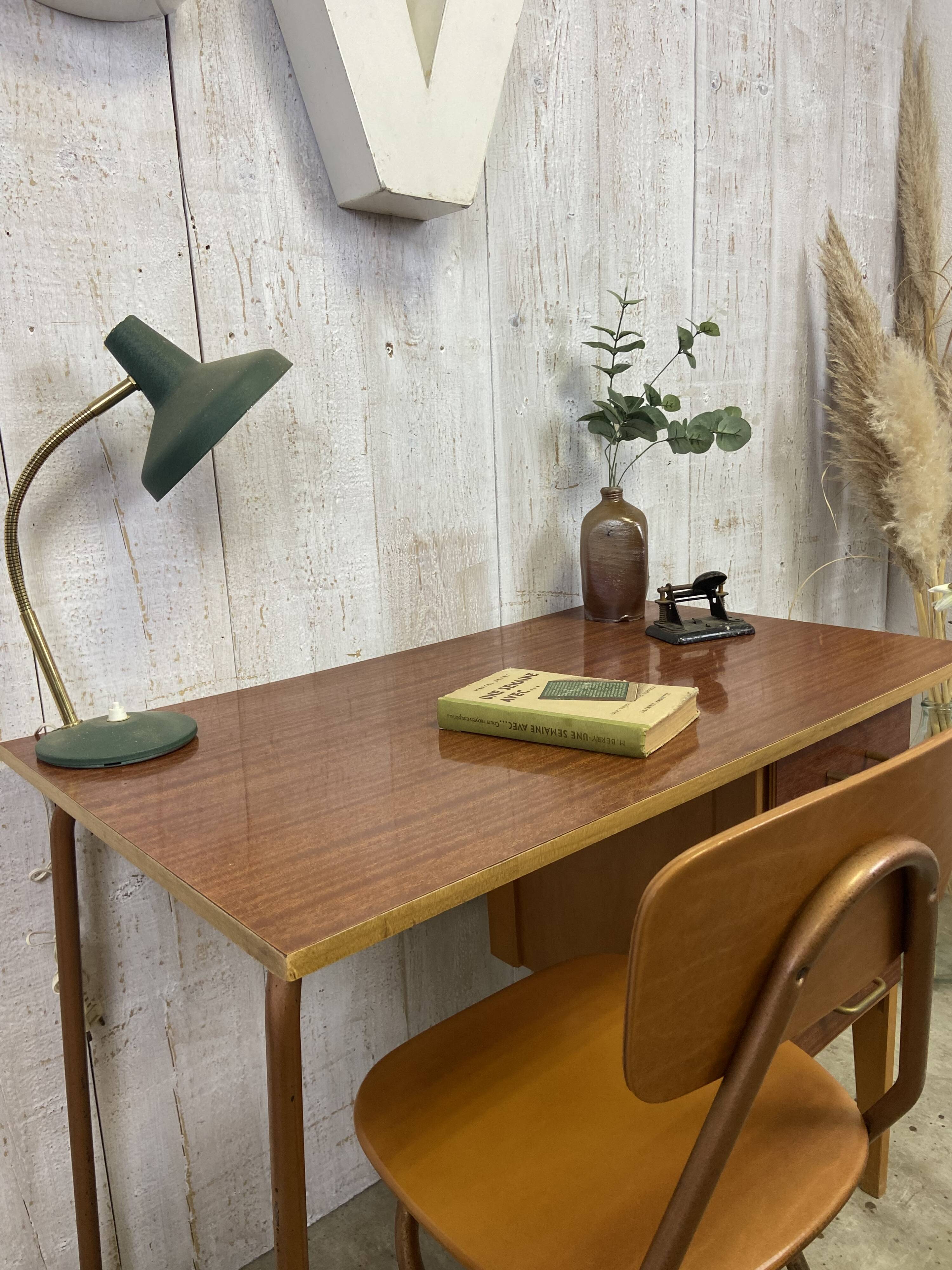 Vintage desk and chair set