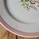 Set of 8 Sologne dessert plates from Lunéville