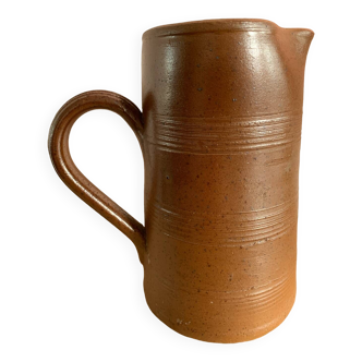 Handmade stoneware pitcher Pottery du Berry n'3