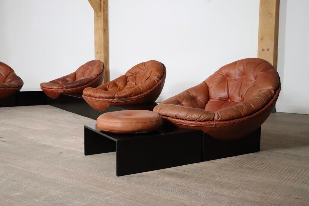 Canapé Illum Wikkelsø Apollo pour Ryesberg Møbler, Danemark 1970