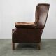 Contemporary Handmade Chesterfield Leather Wingback Armchair 2010s