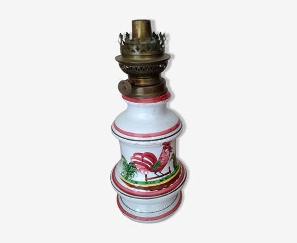 Pied de lampe en faience