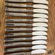 12 SMS stainless steel dessert or cheese knives