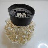Vintage glass sconce 70s