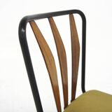 Set of 2 metal chairs, Bjärnums Slöjdfabrik, Sweden, 1950