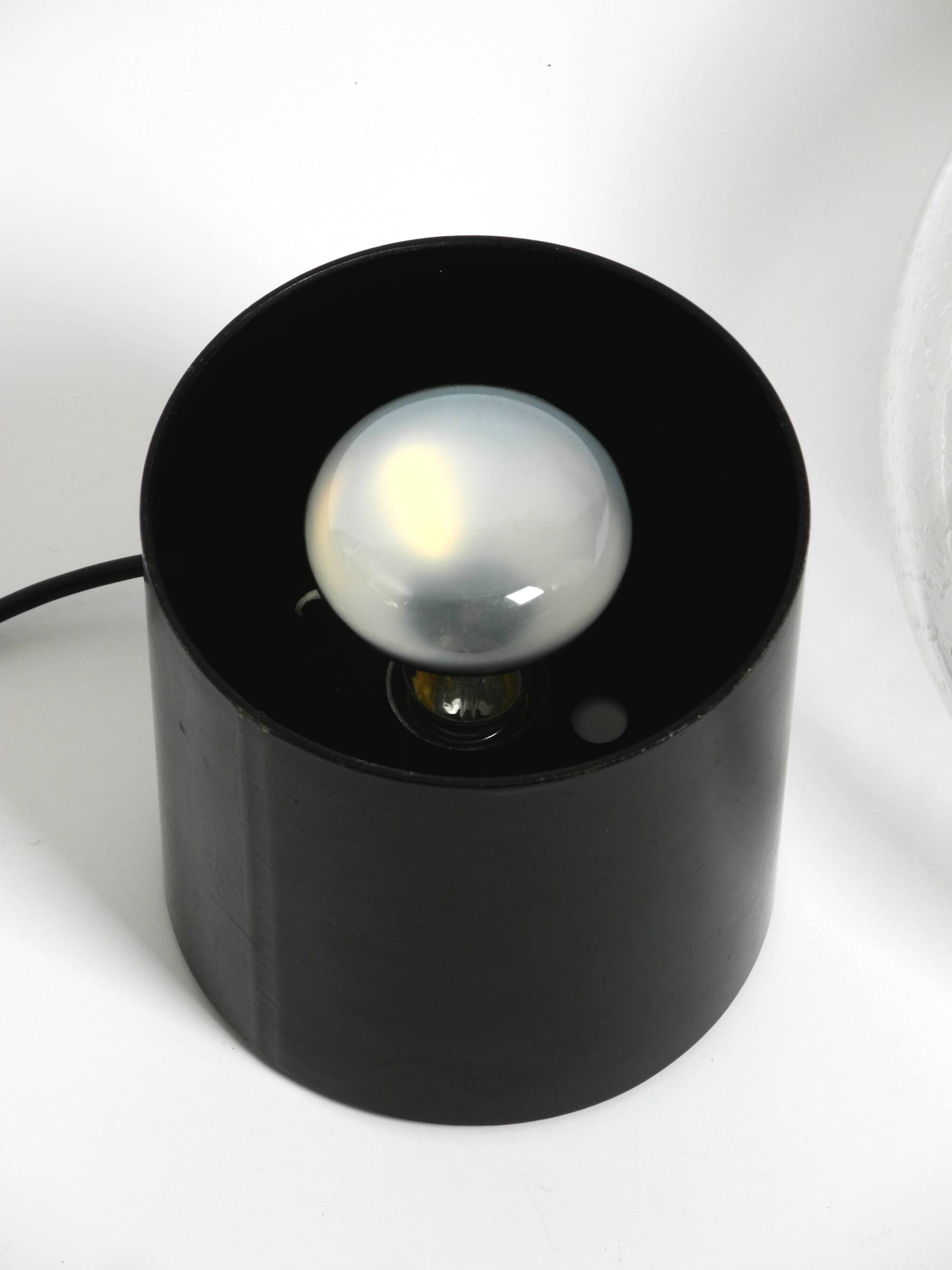 Lampe de table en verre de Murano en deux pièces des années 1960 par Roberto Pamio pour Leucos