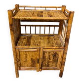 Vintage bamboo shelf