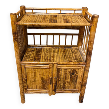 Étage en bambou vintage