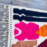 Handmade Berber rug in wool 3 x 2 m