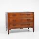 French Rustic Chest of Drawers in Oak with 3 Drawers, 1850s